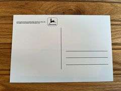 (4) John Deere Postcards