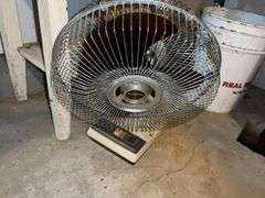 Rug Washer, Table, and Fan