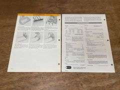 (2) John Deere 440 + 831 Industrial Crawler Spec Sheets