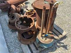 Pair of Visible Gas Pump Bases