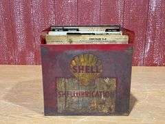 Shell Lubricant Service Box with Cross Reference Auto Maker Files