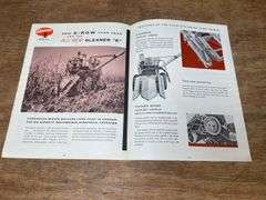 (5) AC Gleaner Combine Sales Literature + Manual
