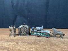 Cast Iron Banks + Lion