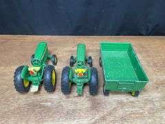 (3) 1/16 John Deere 2030, 2040, Wagon Ertl