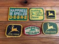 (6) John Deere Patches