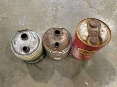 (3) Oil Cans