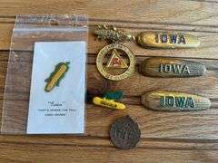 (7) Iowa + Corn Pins + Charms