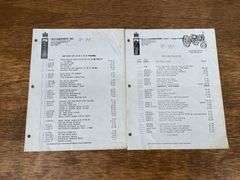 IHC Manuals + Parts Lists