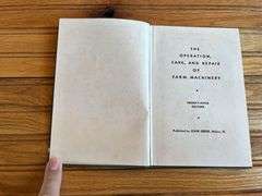 (4) John Deere Operation, Care, + Repair of Farm Machinery Books