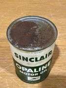 (2) NOS Sinclair Opaline Motor Oil Cans