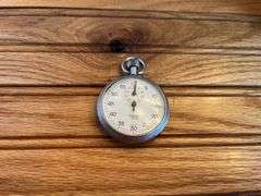 (4) John Deere Dial Gauges, Thermometer, + Stop Watch
