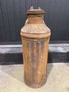 (2) Vintage Gas or Oil Cans and Large Funnel