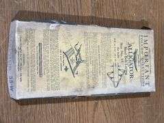 Vintage Alligator Belt Lacing