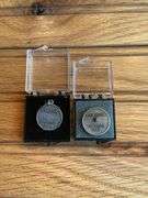 (2) 1980 John Deere Las Vegas Charm + Pin