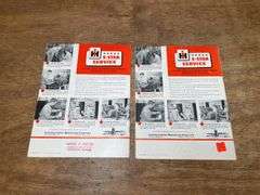 (2) IH Farmall Super C + Super H Sales Literature