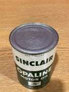 (2) NOS Sinclair Opaline Motor Oil Cans