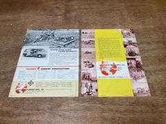 (2) AC Gleaner Combine Sales Literature