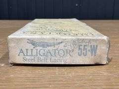 Vintage Alligator Belt Lacing