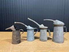 (4) Vintage Oil Dispensers
