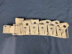 US WW1 ID'd Russell Mfg. Ammo Belt