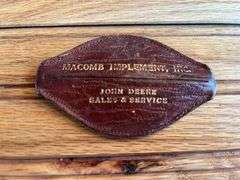 John Deere Leather Coin Purse