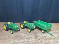 (3) 1/16 John Deere 2030, 2040, Wagon Ertl