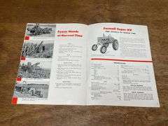 (2) IH Farmall Super C + Super H Sales Literature