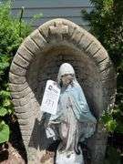 Concrete Virgin Mary