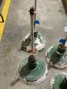 (4) Green Industrial lights