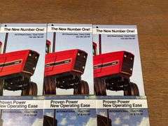(10) IH Tractor Sales Literature