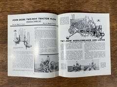 (3) John Deere Sale Literature Reprints