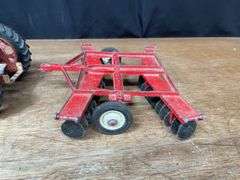 (3) 1/16 IH Tractors + Disk Ertl