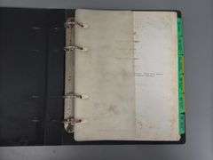 (2) John Deere Technical Information Binders