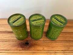 (3) 1937 John Deere Centennial Coin Banks