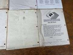 (8) IH Plow Manuals