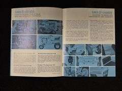 1970 White Town & Country Home Utility Tractors Sales Literature