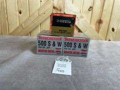 2 Boxes Winchester 350 Gr. JHP 1 Box Federal 325 Gr. Swift A-Frame .500 S&W