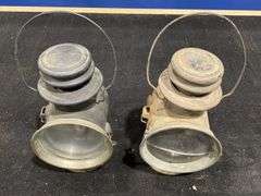 Pair of Dietz Kerosene Headlamps
