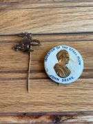 (2) John Deere Straight Pin + Button