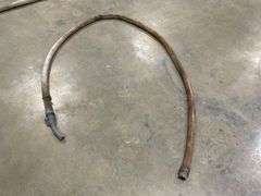 Vintage White Fuel Pump Hose