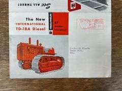 IH TD-18A Crawler Sales Literature