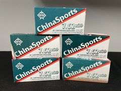 (5)-Boxes (100 Rounds) China Sports 7.62 x 39 Ammo