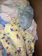 Vintage Handmade Baby Clothes, Pattern, and Fabric