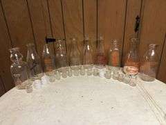 (10) Dairy Bottles (17) Creamers