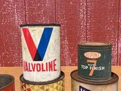 Lot of Various Oil Cans