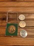 (4) John Deere Coins