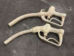 Pair of Vintage Brass Fuel Nozzles