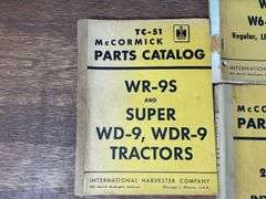 (3) IH Tractor Parts Catalogs