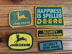 (5) John Deere Patches