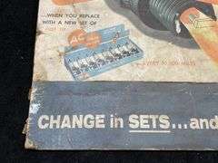 AC Spark Plug Sales Display